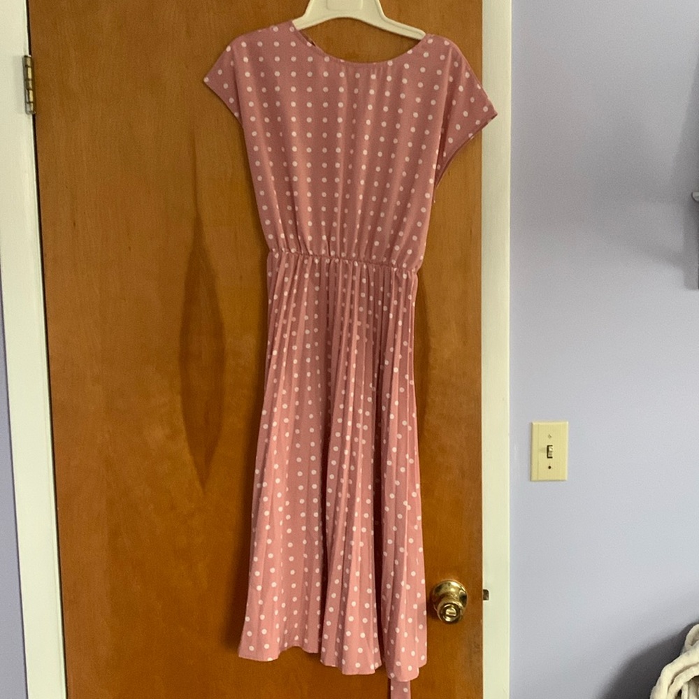 Pink Polka Dot Dress